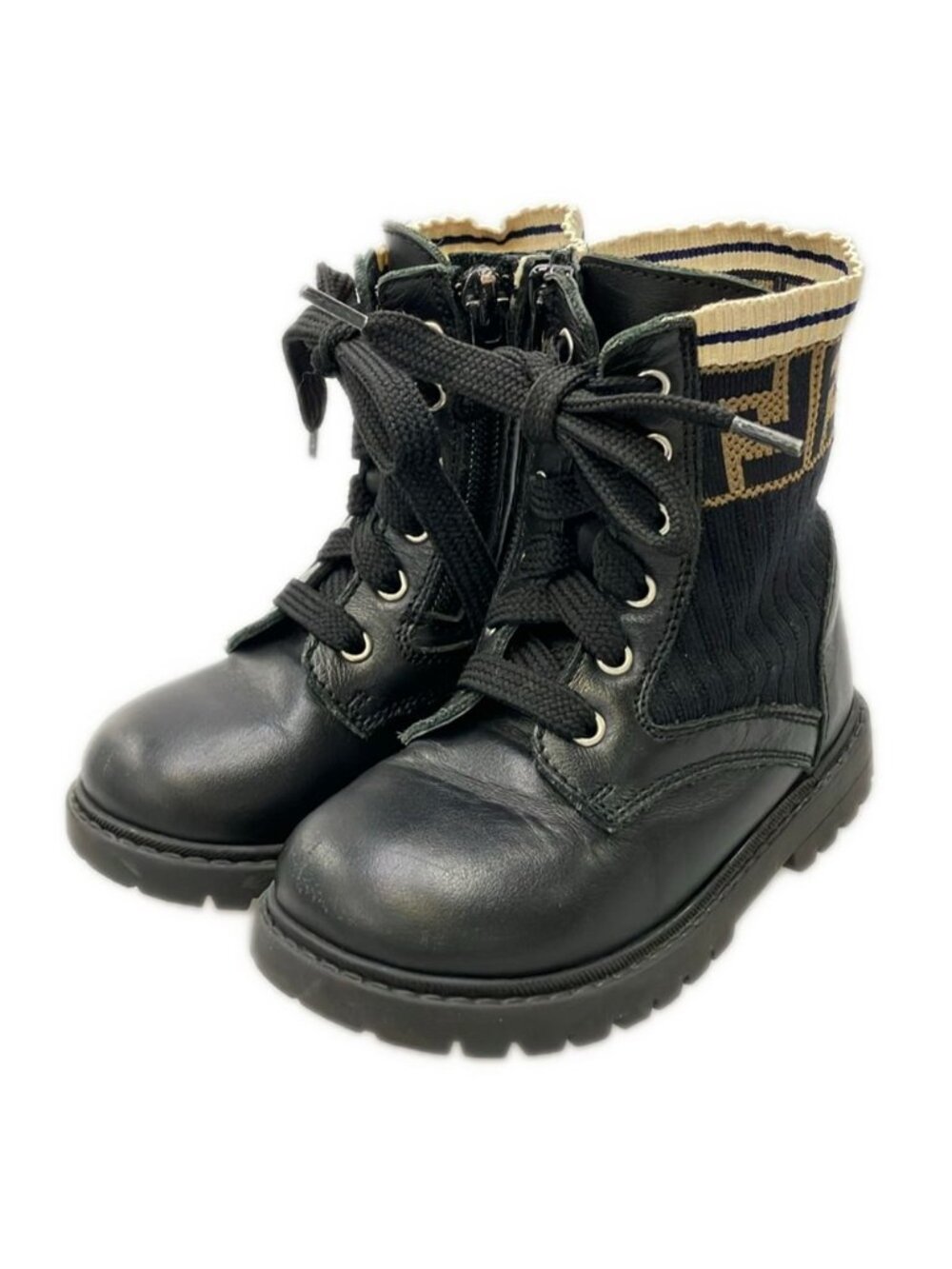 Fendi Biker Boots Rococo Kids